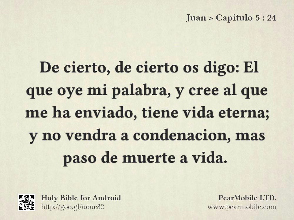 Juan, Capítulo 5:24